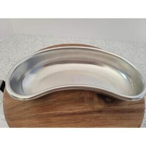 Vintage Chieftain Stainless Steel Kidney Emesis Basin 48172 Medical Hospital